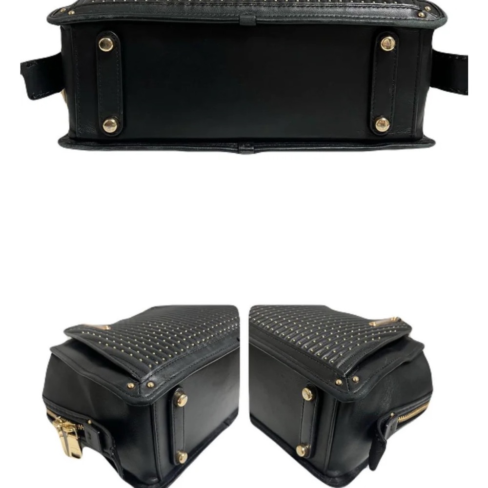 Coach 2way dreamer shoulder bag black studs rivets - Picture 3 of 7